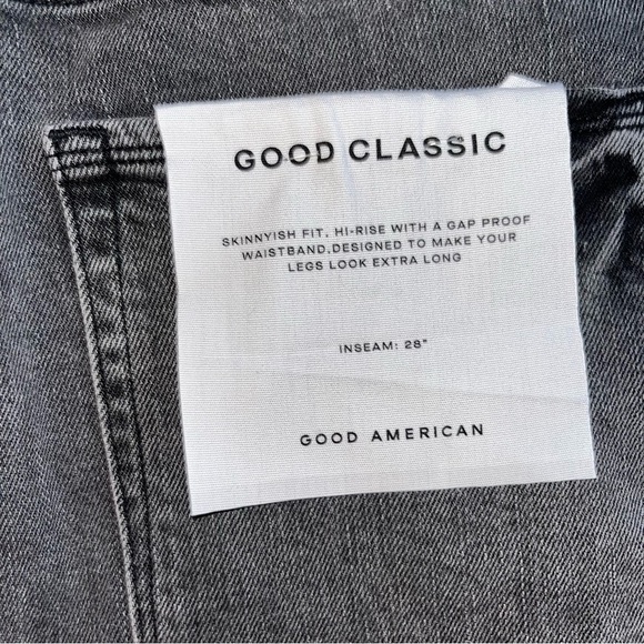 Good American  Good Classic Raw Hem 28" - Picture 2 of 5